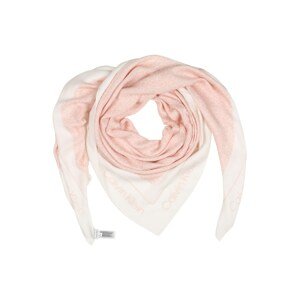 Calvin Klein Šátek  pastelově růžová / krémová