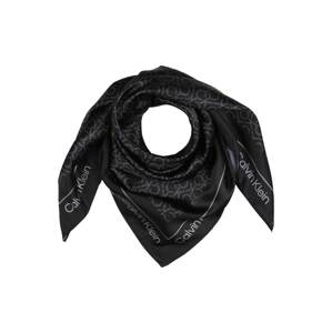 Calvin Klein Šátek  černá / tmavě šedá