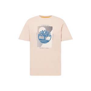 TIMBERLAND Tričko  růžová / bílá / kouřově modrá