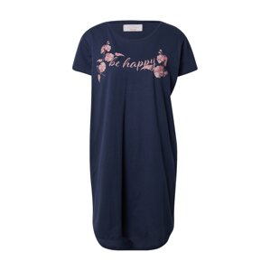 TRIUMPH Noční košilka  tmavě modrá / starorůžová / růžová