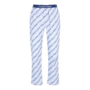 Calvin Klein Underwear Pyžamové kalhoty marine modrá / světlemodrá
