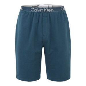 Calvin Klein Underwear Pyžamové kalhoty petrolejová / bílá