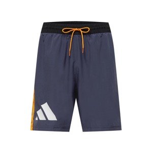 ADIDAS PERFORMANCE Sportovní kalhoty  námořnická modř / bílá / černá / oranžová
