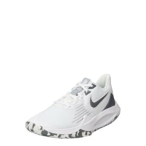 NIKE Sportovní boty 'Precision 5'  bílá / tmavě šedá