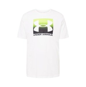 UNDER ARMOUR Funkční tričko zelená / černá / bílá