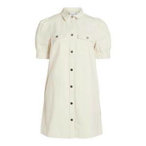 VILA Košilové šaty 'Lexi'  přírodní bílá