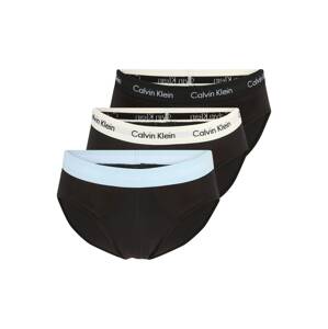 Calvin Klein Underwear Boxerky  černá / barva bílé vlny / světlemodrá / šedá