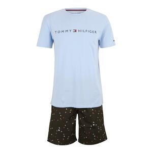 Tommy Hilfiger Underwear Pyžamo krátké  námořnická modř / světlemodrá / červená / bílá