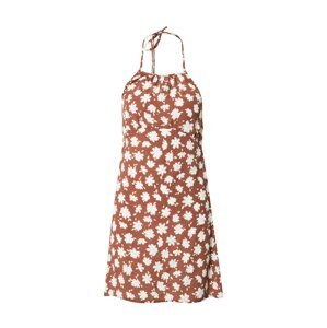 Cotton On Letní šaty 'BIANCA'  karamelová / bílá / krémová