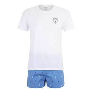 Polo Ralph Lauren Pyžamo krátké  modrá / světlemodrá / bílá