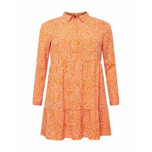 Vero Moda Curve Košilové šaty 'Delilah'  oranžová / růžová