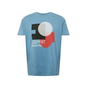 ESPRIT Tričko  kouřově modrá / červená / černá / bílá
