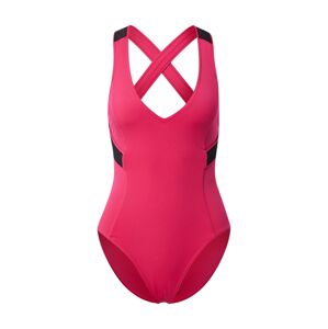 Calvin Klein Swimwear Plus Plavky 'Plunge One Piece' pink / černá