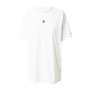 Superdry Funkční tričko 'Run'  černá / bílá
