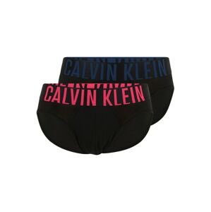 Calvin Klein Underwear Slipy  kobaltová modř / pink / černá