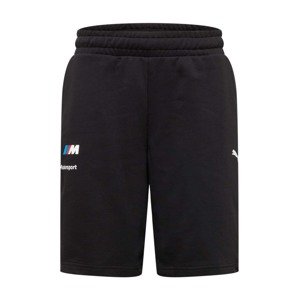 PUMA Sportovní kalhoty 'BMW'  černá / bílá / modrá