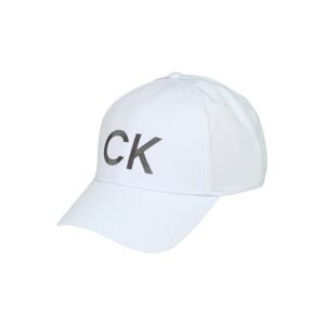 Calvin Klein Kšiltovka  tmavě šedá / bílá