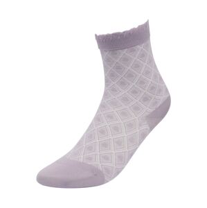 FALKE Ponožky  šeříková / přírodní bílá