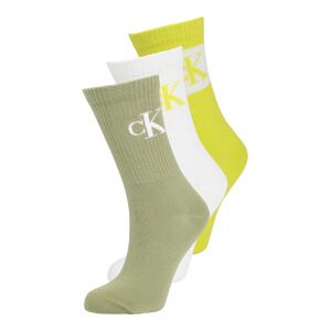 Calvin Klein Underwear Ponožky  limetková / bílá / žlutá