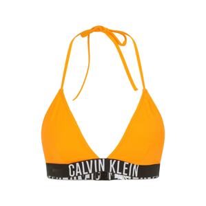 Calvin Klein Swimwear Horní díl plavek  oranžová / černá / bílá