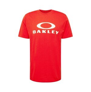 OAKLEY Funkční tričko 'BARK'  červená / bílá
