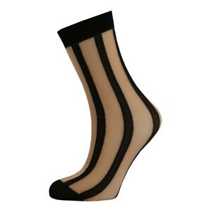 Swedish Stockings Ponožky 'ROBIN'  champagne / černá