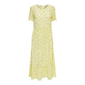 ONLY Šaty 'Amalie'  světle žlutá / trávově zelená / lenvandulová