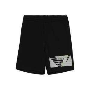 EA7 Emporio Armani Kalhoty  svítivě zelená / černá / bílá