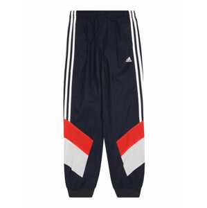 ADIDAS SPORTSWEAR Sportovní kalhoty námořnická modř / červená / bílá