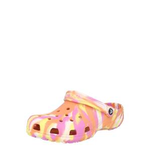 Crocs Pantofle  oranžová / offwhite / žlutá / pink