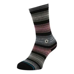Stance Sportovní ponožky 'CADENT CREW'  černá / bílá / světlemodrá / šedá / šedobéžová