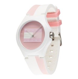 Tommy Jeans Analogové hodinky růžová / starorůžová / bílá
