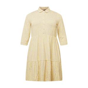 Vero Moda Curve Košilové šaty 'EMILIE'  pastelově žlutá / pastelová fialová