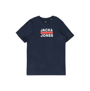 Jack & Jones Junior Tričko 'Dan'  námořnická modř / melounová / bílá