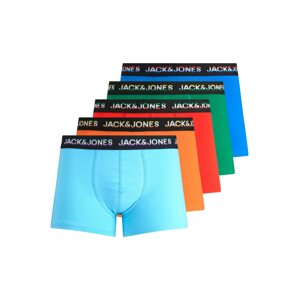 JACK & JONES Boxerky 'JACHEATWAVE'  modrá / světlemodrá / zelená / oranžová / červená