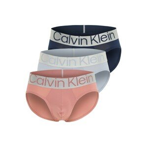 Calvin Klein Underwear Slipy  růžová / noční modrá / opálová / šedá