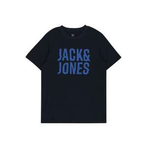 Jack & Jones Junior Tričko 'ARTHURS'  noční modrá / královská modrá