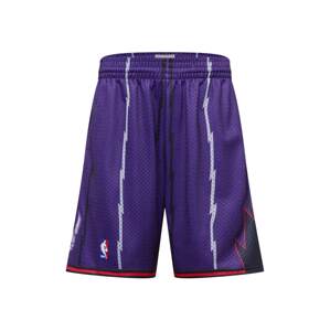 Mitchell & Ness Sportovní kalhoty  tmavě fialová / bílá / černá / červená