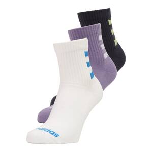 ADIDAS PERFORMANCE Sportovní ponožky 'QUARTER'  bílá / lenvandulová / azurová