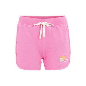 RIP CURL Sportovní kalhoty  pink / bílá / pastelově zelená / oranžová