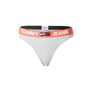 Tommy Hilfiger Underwear Tanga  šedá / červená / černá / bílá
