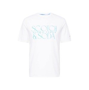 SCOTCH & SODA Tričko  bílá / světlemodrá