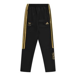ADIDAS SPORTSWEAR Sportovní kalhoty 'Salah'  zlatě žlutá / černá