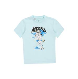 ADIDAS PERFORMANCE Funkční tričko 'Messi'  azurová / nebeská modř / černá / bílá