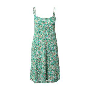 ESPRIT Letní šaty  karamelová / zelená / světle růžová / bílá