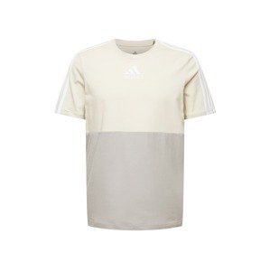 ADIDAS PERFORMANCE Funkční tričko  béžová / šedá / olivová / bílá