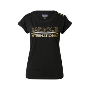 Barbour International Tričko 'Avalon'  zlatá / černá