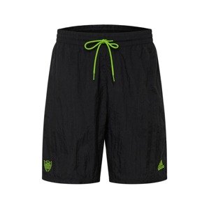 ADIDAS PERFORMANCE Sportovní kalhoty 'Donovan Mitchell Foundation'  antracitová / svítivě zelená / černá