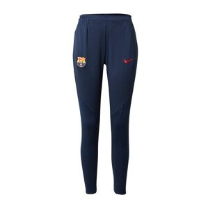 NIKE Sportovní kalhoty 'FC Barcelona' noční modrá / žlutá / červená