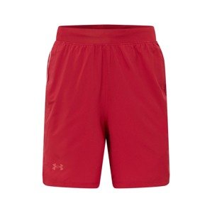 UNDER ARMOUR Sportovní kalhoty rubínově červená